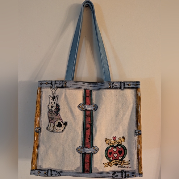 Brighton 2019 "In Love We Trust" Queen Of Love Rare Retired Tote & Pouch 2pc set - Picture 2 of 16